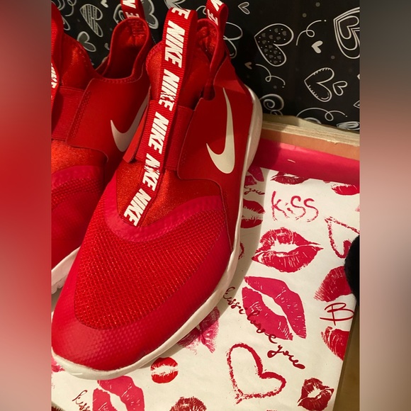 Red Nike Slip On Sneaker - Like New - Picture 4 of 12